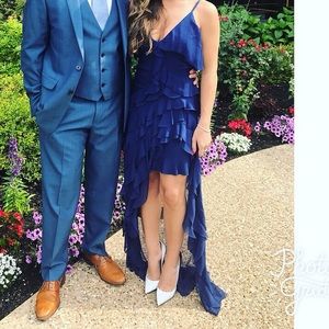 Alice & Olivia navy dress